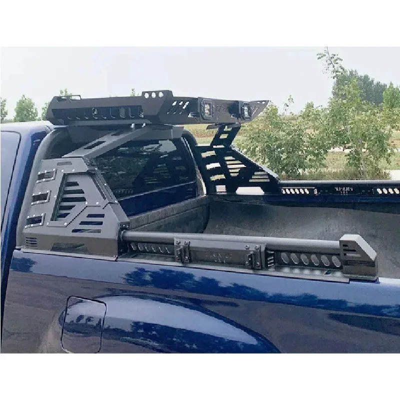 

For D-MAX Hilux Rust Resnt Durable OEM Sport Roll Bar 4x4 Pickup Truck Roll Bar With Lage Basket