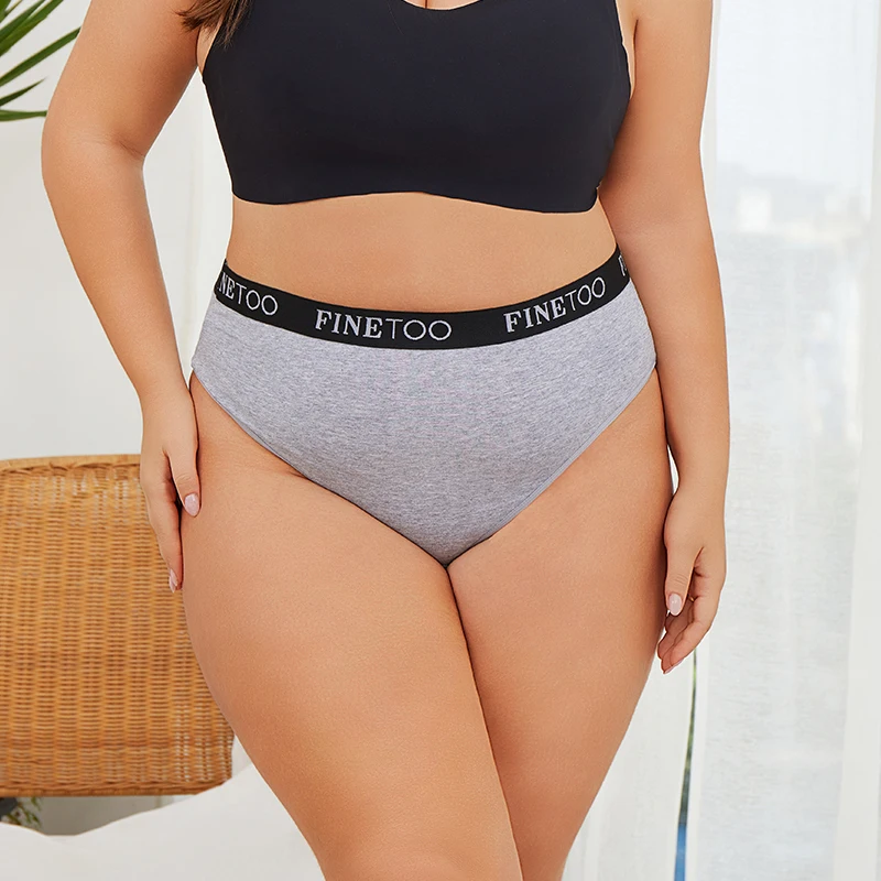 FINETOO 6Pcs Women Cotton Thongs Panties Female Ribbed High Rise G-String Ladies Sexy Bikini 6 Solid Color Girl Soft Intimates - Image 3