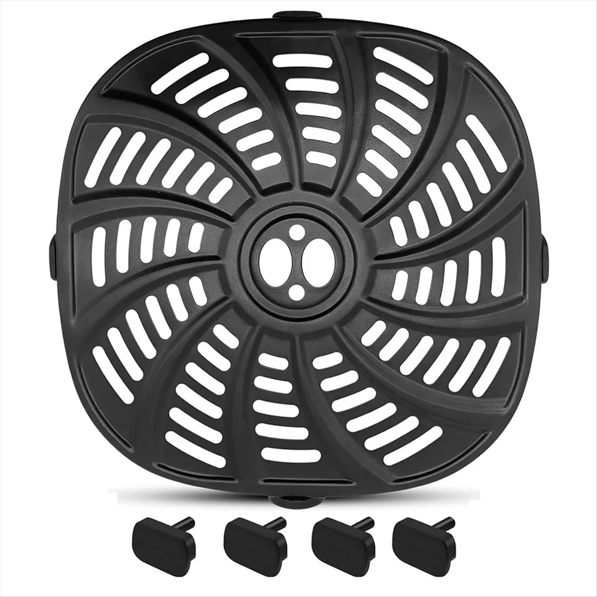 BHBL Air Fryer Grill Pan for GAF716 GAF798 7QT Air Fryer, Nonstick Air Fryer Replacement Parts Accessories Rack Tray
