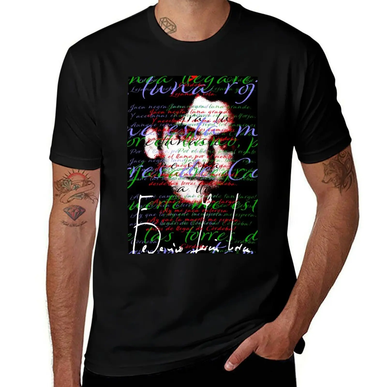 Federico García Lorca - Cordoba T-Shirt Fashion Simple Casual Tee Shirt T-Shirt