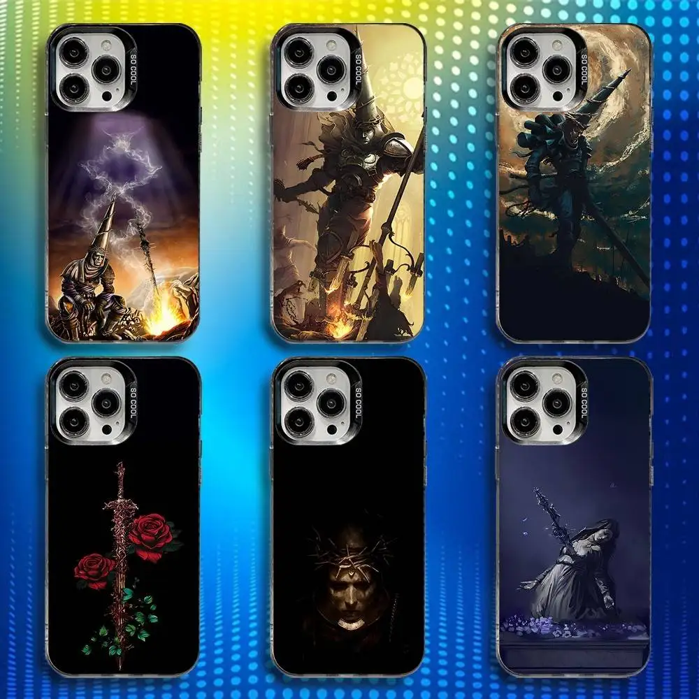 

Game B-Blasphemous Phone Case For iPhone 17,16,15,14,13,12,X,8,Pro,Max,Plus,E,SE4,Air,Mini IMD Matte Black
