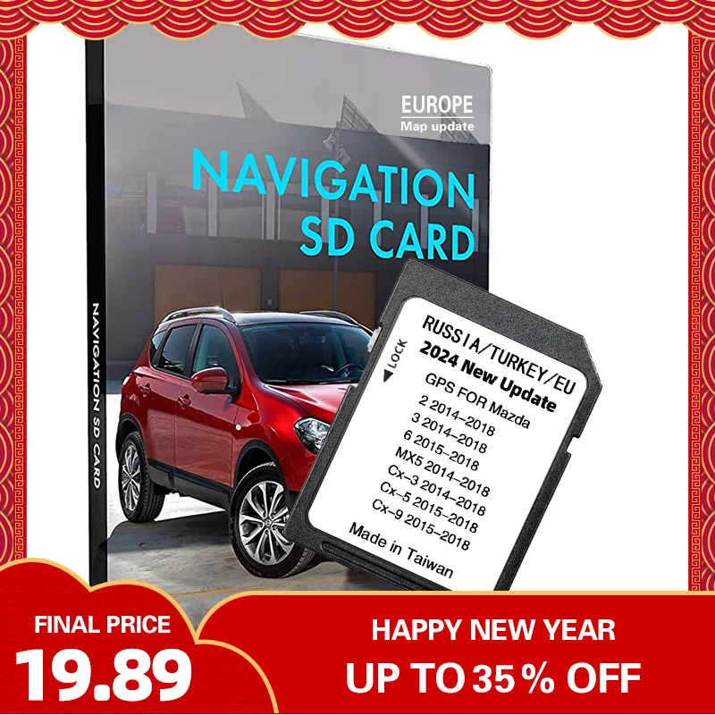 

Навигация Navi Maps для Mazda 2/3/6/CX3/CX5/CX9/MX5, 2024 г., для России, Турции, автомобиля, 16 ГБ, SD-карта, обновленная программная система