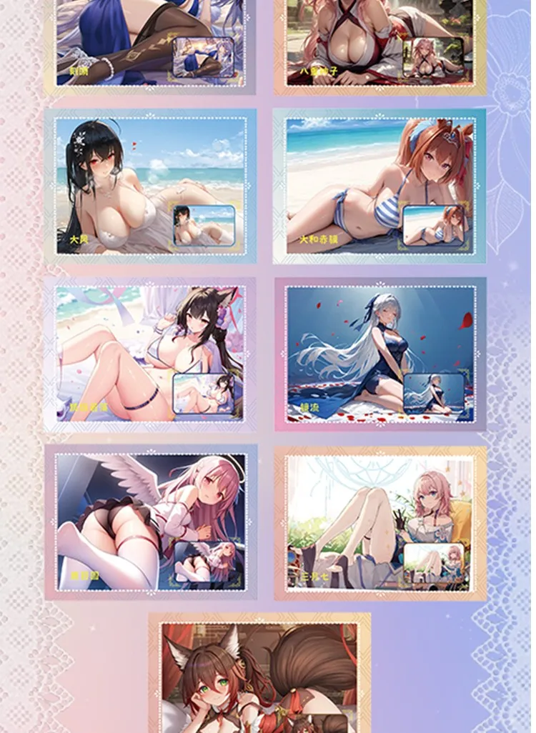 New Waifu Stunning Girl Goddess Story Cards Anime Girls Swimsuit Bikini Feast Booster Box Children Game Toys And Hobbies Gift