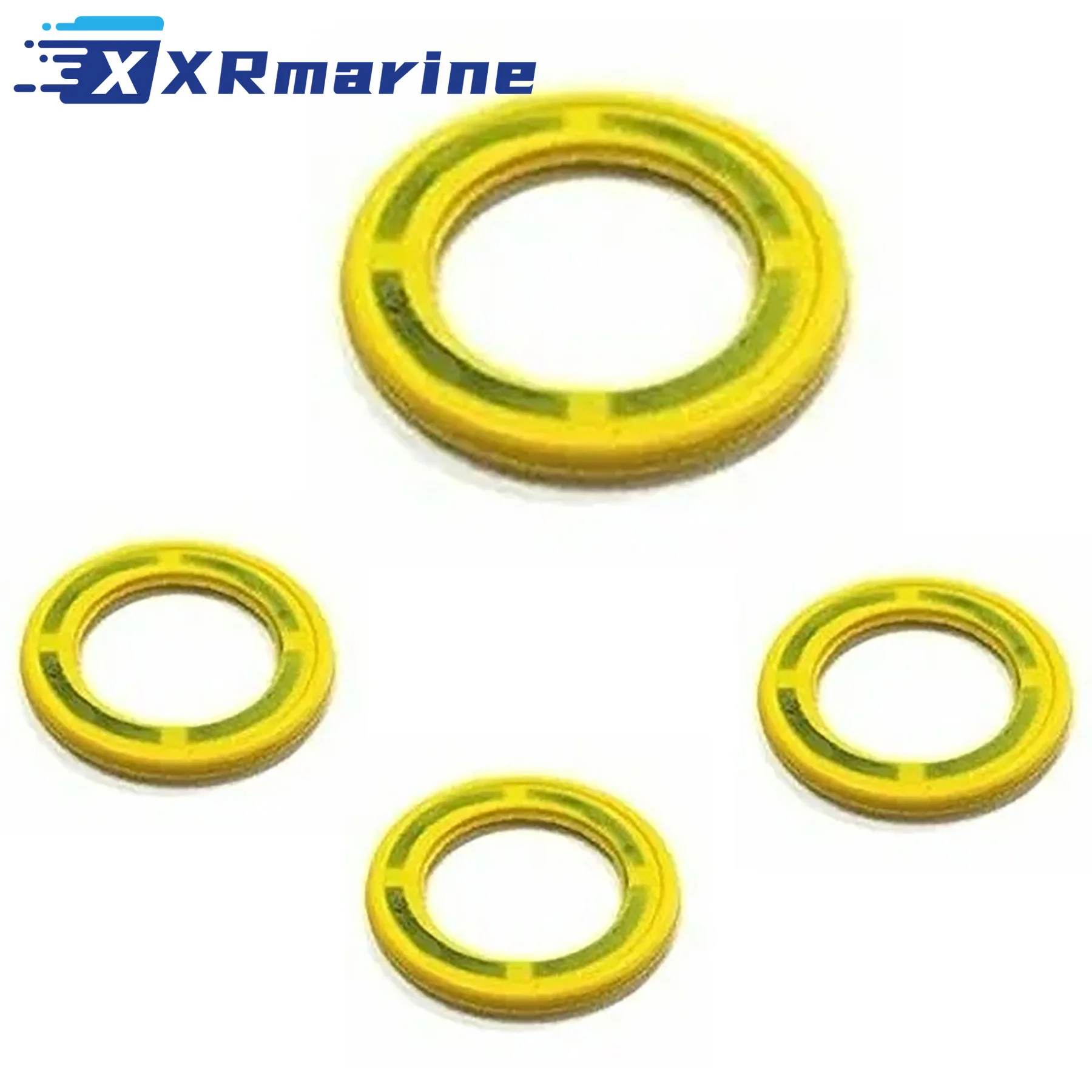 Para Mercury 26-8M0204693: Vedação do Bujão de Drenagem de Óleo e Junta do Bujão de Drenagem para Motores de 30 a 60 HP – Substituição 26-8M0007119 26-830749