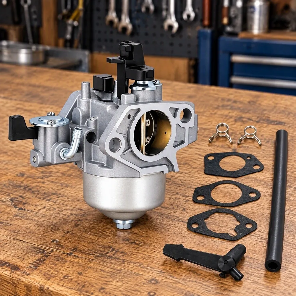 Carburetor Kit Compatible with For Huayi P27 For GX390 For Predator 420cc Engines Fits For YAMAKATO 16100-ZF6-V01