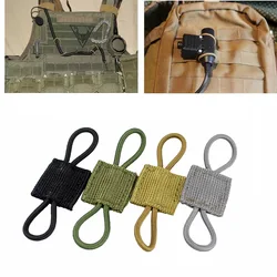 10pcs Antenna Binding Buckle Outdoor Tactical Molle System Backpack Vest Accessories Tactical Buckle Fixed