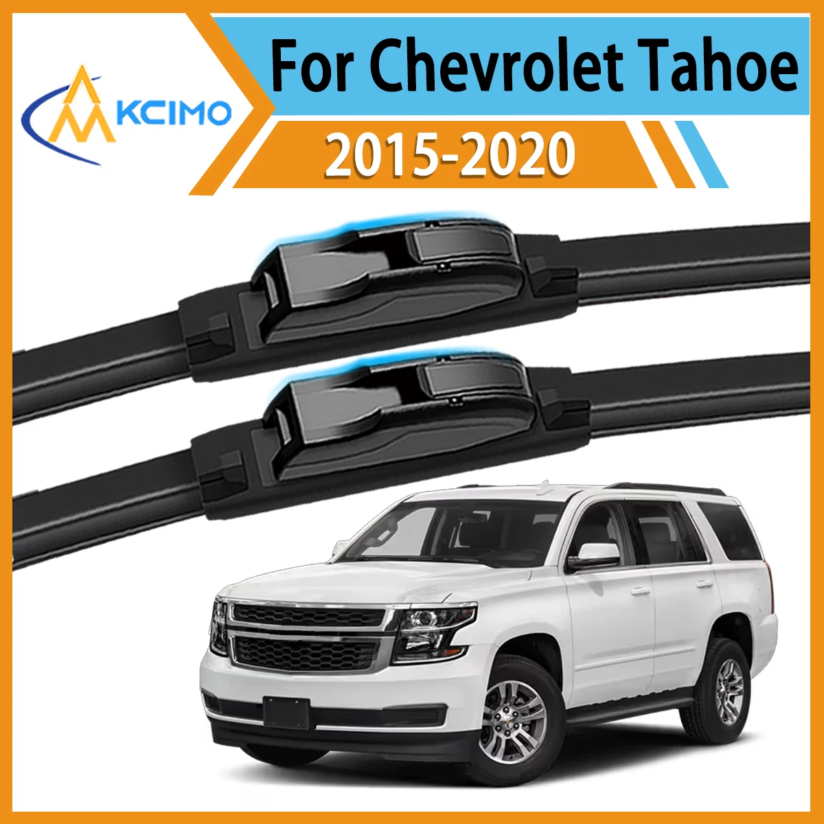 

2PCS Premium Windshield Wipers for Chevrolet Tahoe 2015 - 2020 All-Season Performance Smudge-Free Clean Safe Driving