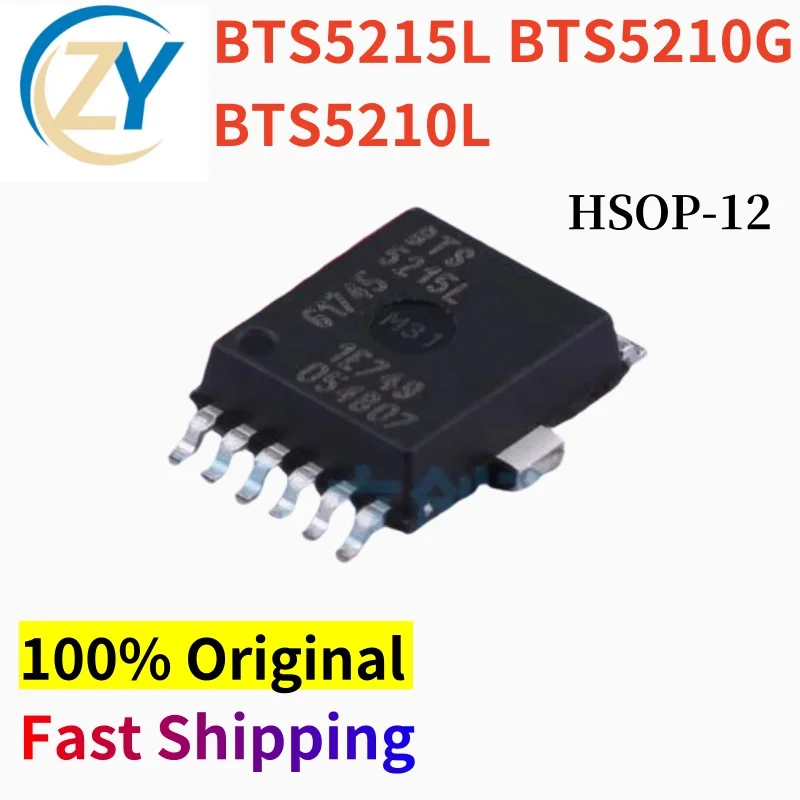 

(5pcs) Original BTS5215 BTS521 Switch ICs BTS5215L BTS5210G BTS5210L HSOP12 5.5V to 40V New & In Stock