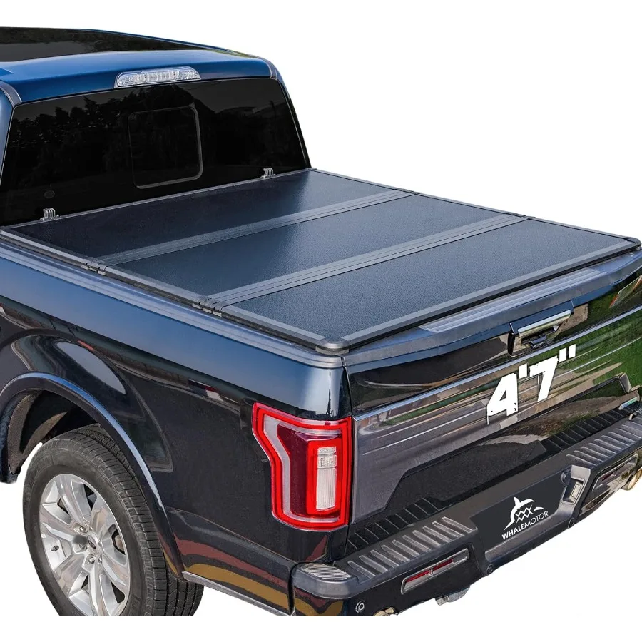 

Truck Bed Hard Tonneau Cover Compatible with Maverick 2022 2023 2024 2025 4.6 ft Box Hard Folding Tri Fold Style for Enhanced