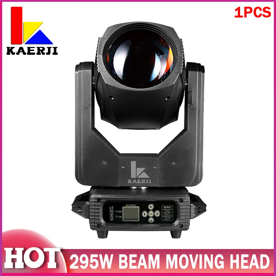 KAERJI 1PCS 295W Beam Moving Head Light DMX Stage Lighting For Wedding DJ Disco Party Concert Professional Facet Prism Effect