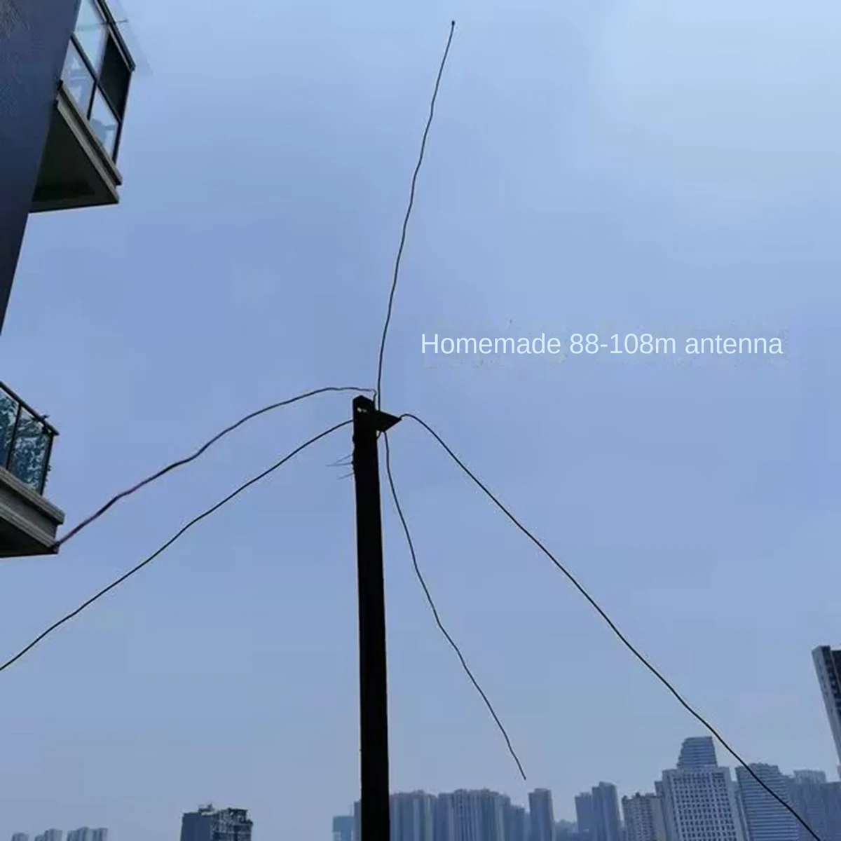 Transmisor de Radio FM, dispositivo con pantalla Digital de 2000M, 500MW, estéreo, 76-108M