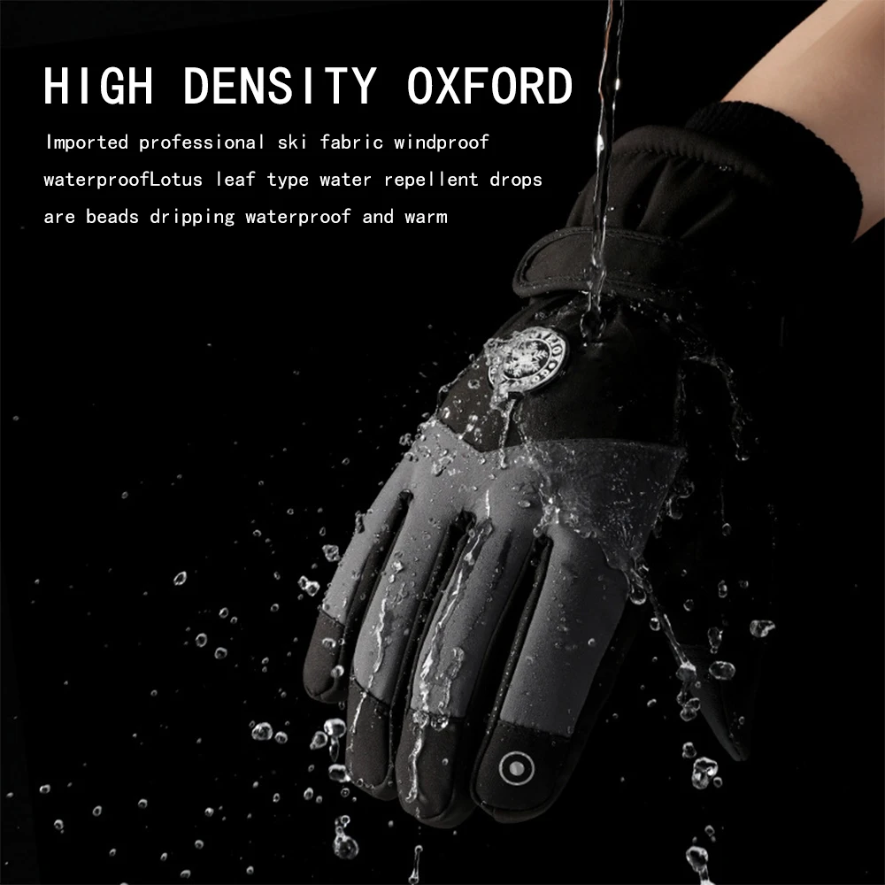 Winter Men Women Warm Ski Gloves Outdoor Sport  Waterproof Ultralight Snowboard Gloves Motorcycle Riding Snow Gloves