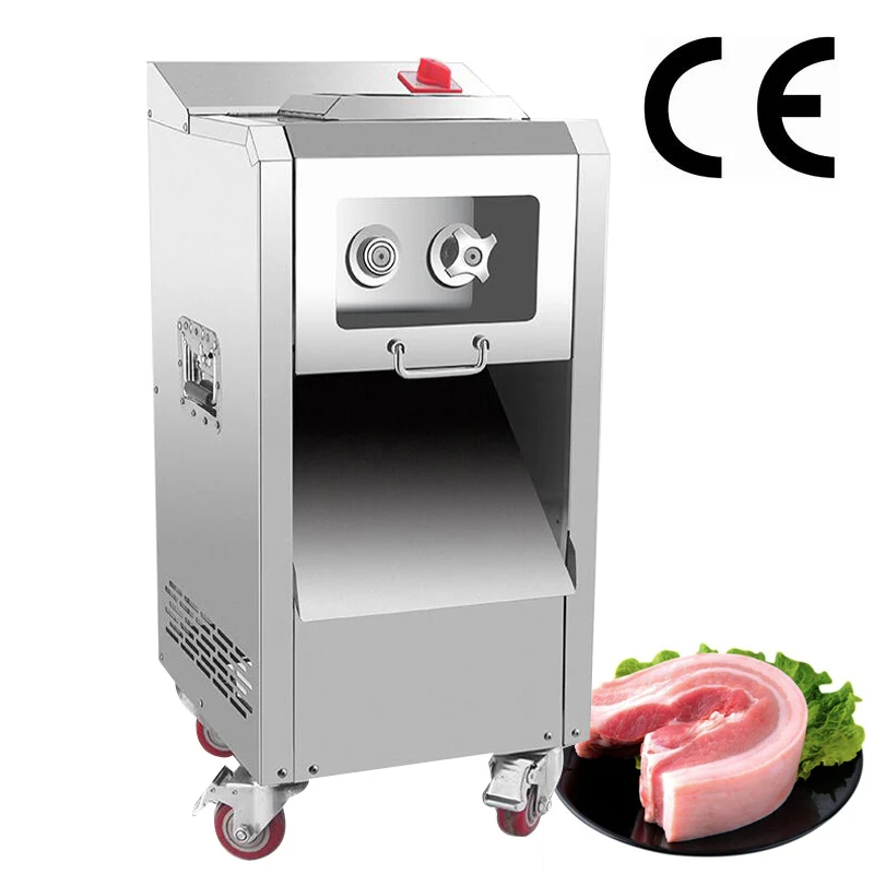 

Electric Meat Cutting Machine Professional Stainless Steel Industrial Meat Slicer 220V 110V Vertical Meat Cutter Slicer