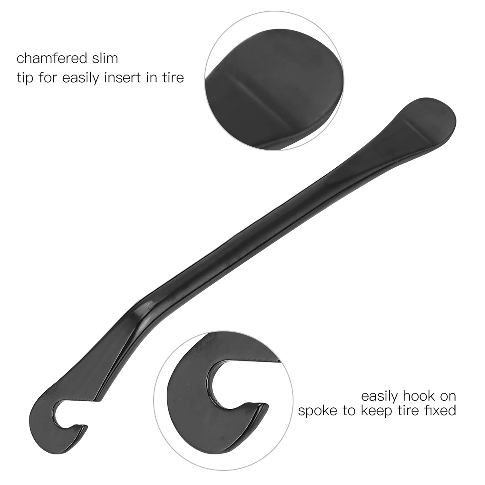 Bike Level Tire Level Portable  Tire Lever Hardened Carbon Steel Spoon Bike Tire Repair Tool
