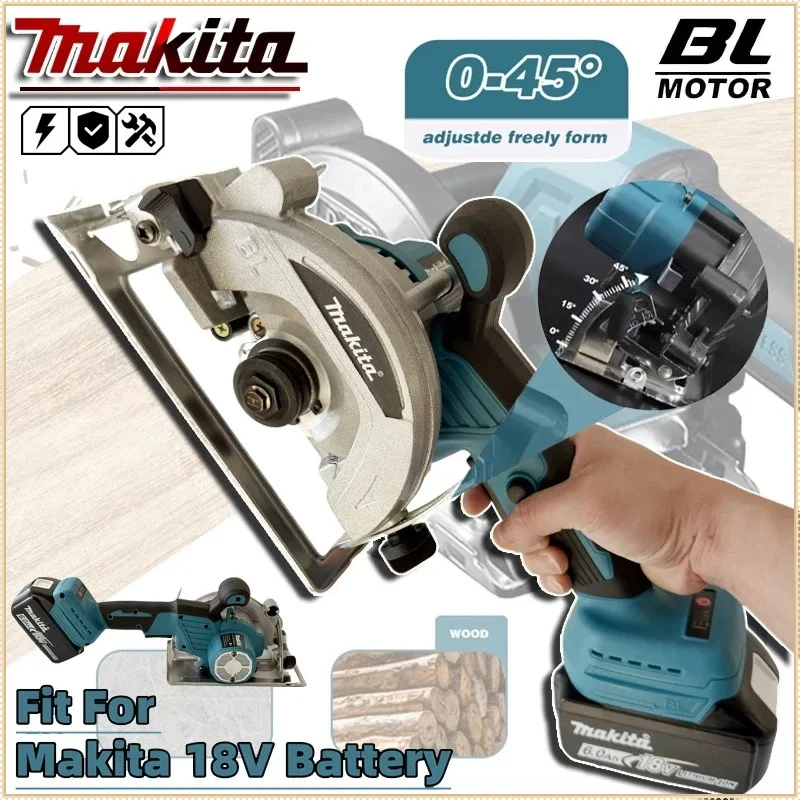 

Makita 5Inch Brushless Electric Circular Saw Cordless Handheld Multifunctional Wood Metal Cutter Power Tool For Makita Battery