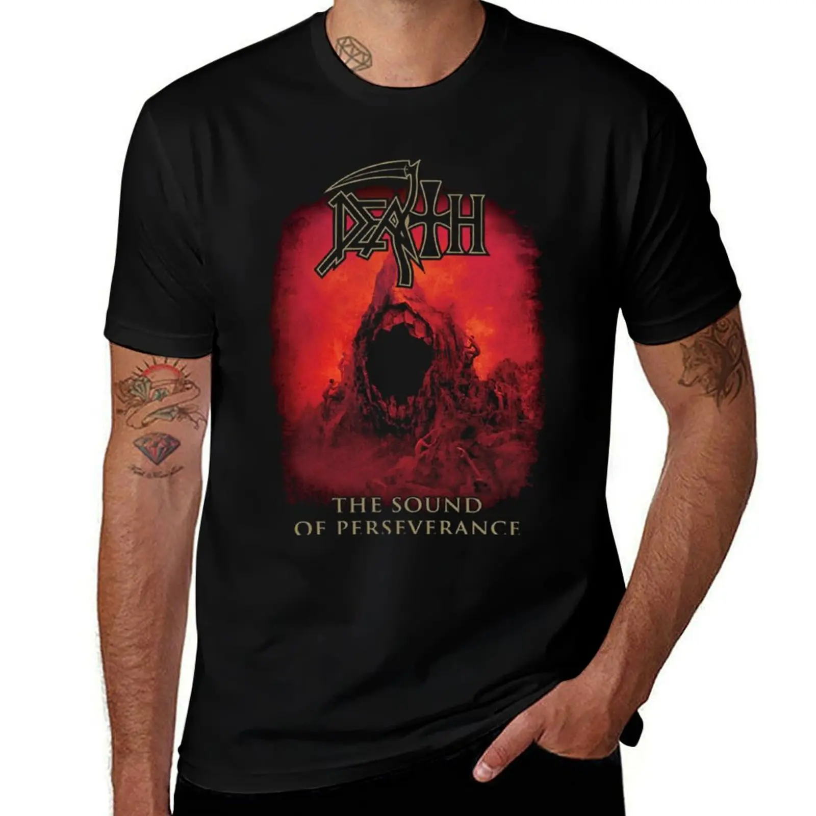 Death - The Sound Of Perseverance T-Shirt Holiday Casual Short Sleeve Top