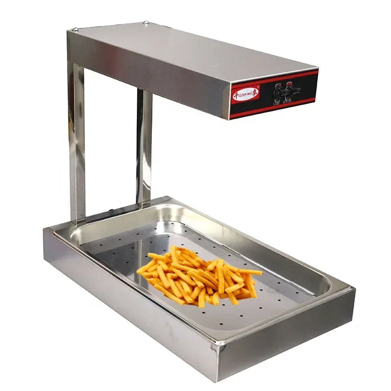 Commercial Electric Heating Insulation Cabinet Food Warmer Potato Chip Warmer Counter