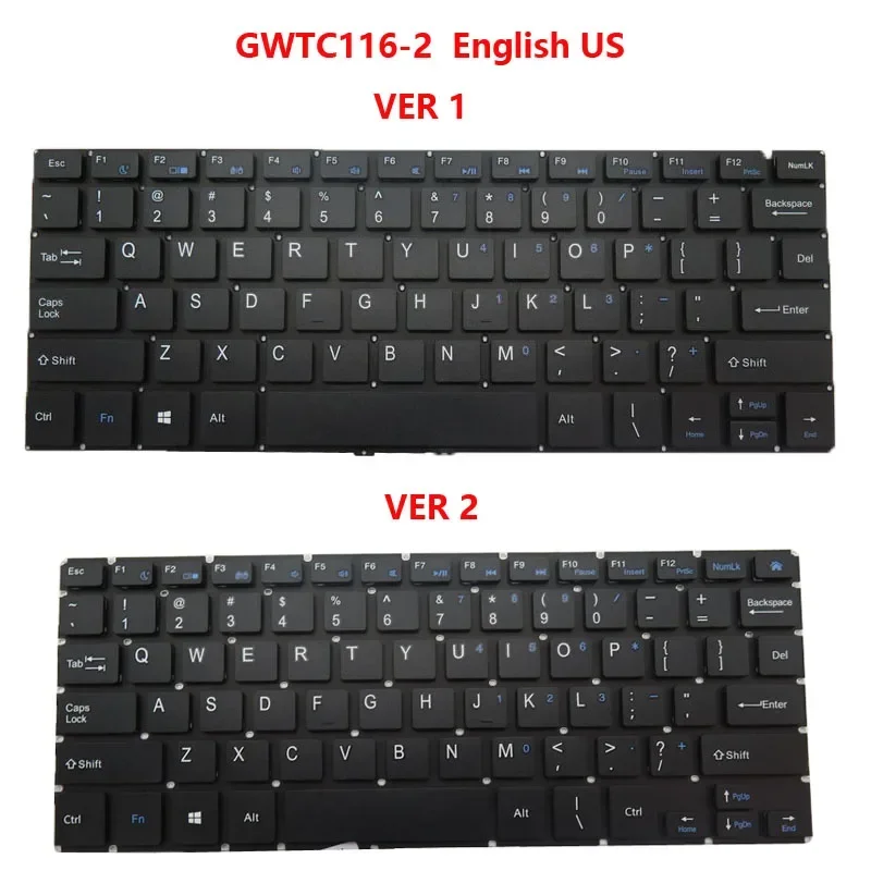 Imagem -02 - Teclado Portátil para Gateway Estados Unidos sem Moldura Gwtc1162 Mb2549011 F0038011 Gwtc116-2bk Gwtc116-2gr Gwtc116-2pr