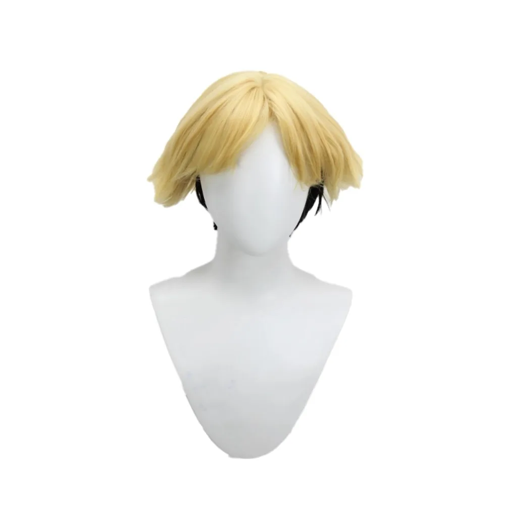 Frieren Beyond Journey's End Lante Peluca de cosplay degradado amarillo Anime Magic Usuar Hair para disfraz