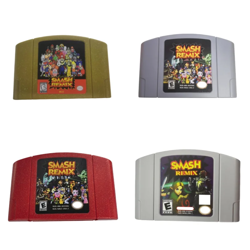 

N64 США NTSC версия 64-битная консоль картридж для видеоигр Mario Smash серии REMIX V1.1.1 V1.5.1 коллекция подарки игрушки