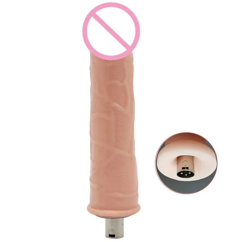 Realistic Silicone Dildos with 3XLR Connector for Sex Machine Attachment Sex Toys juguetes sexuales