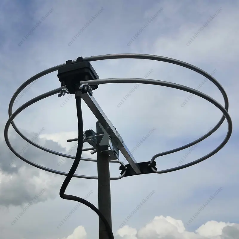 Omnidirectional High Gain FM Antenna for Indoor & Outdoor Use, Ideal for Stereo Radio & FM Broadcast Reception