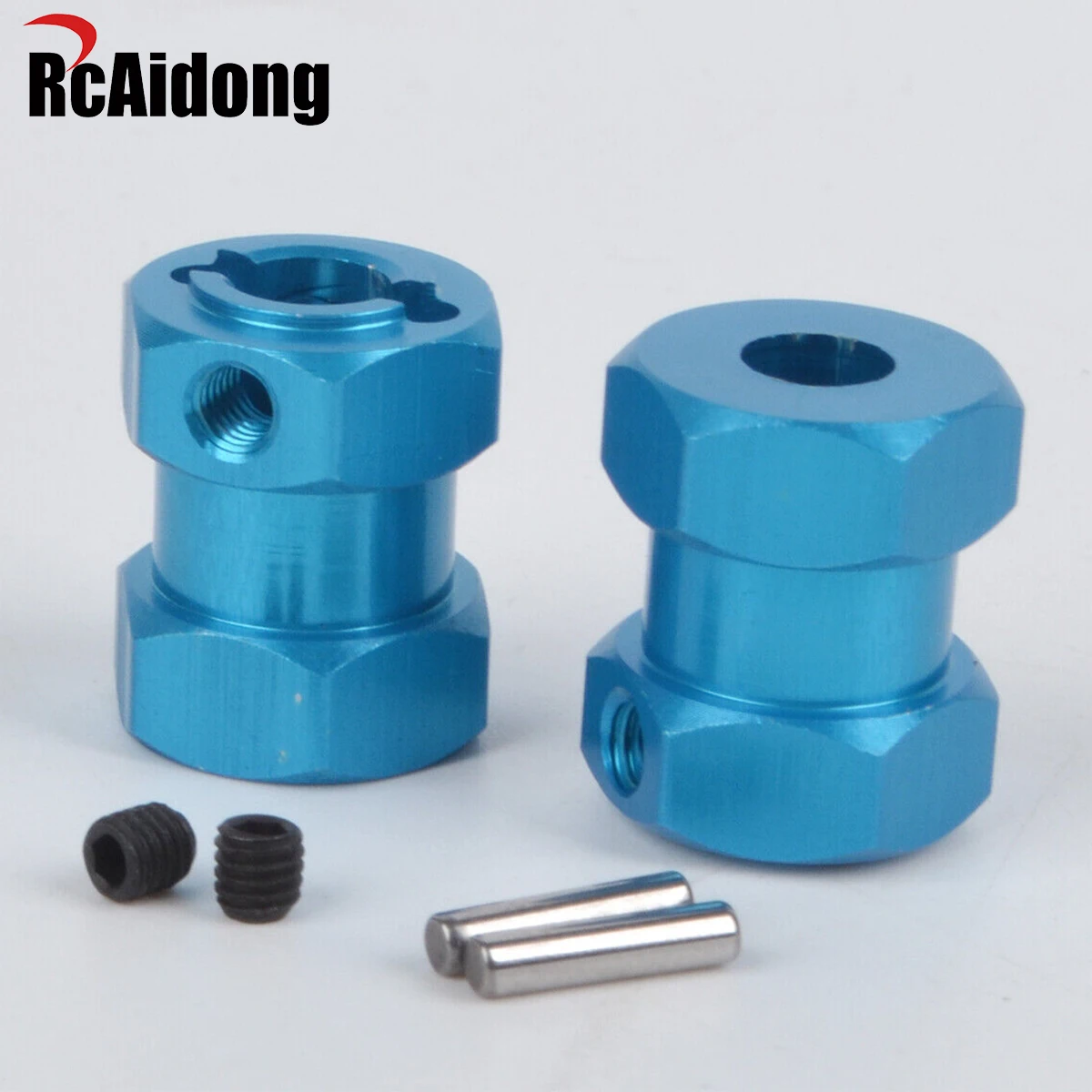 

2PCS 12mm Aluminum Wheel Tyres HEX Adapters for Tamiya CW-01 RC Crawler Car Tires Upgrade Parts