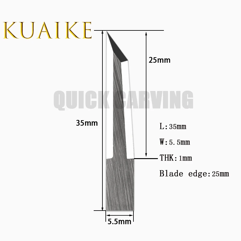 5PCS Double Edge Oscillating Blade EVA PE Foam PVC Cutting Vibrating Blade for  JWEI AOL IECHO AOKE ATOM EMMA RUIZHOU ZHUOXING
