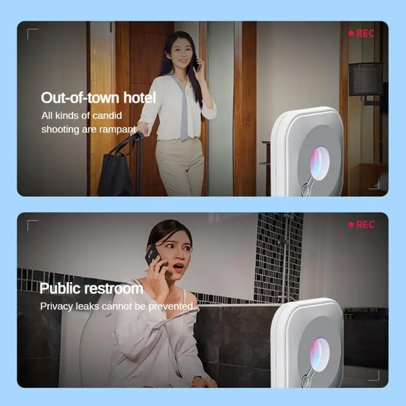 Prevent Secret Shooting Camera Detector Easy To Carry Anti-shooting Detector Effective Monitoring Intelligent Red Light Scanning