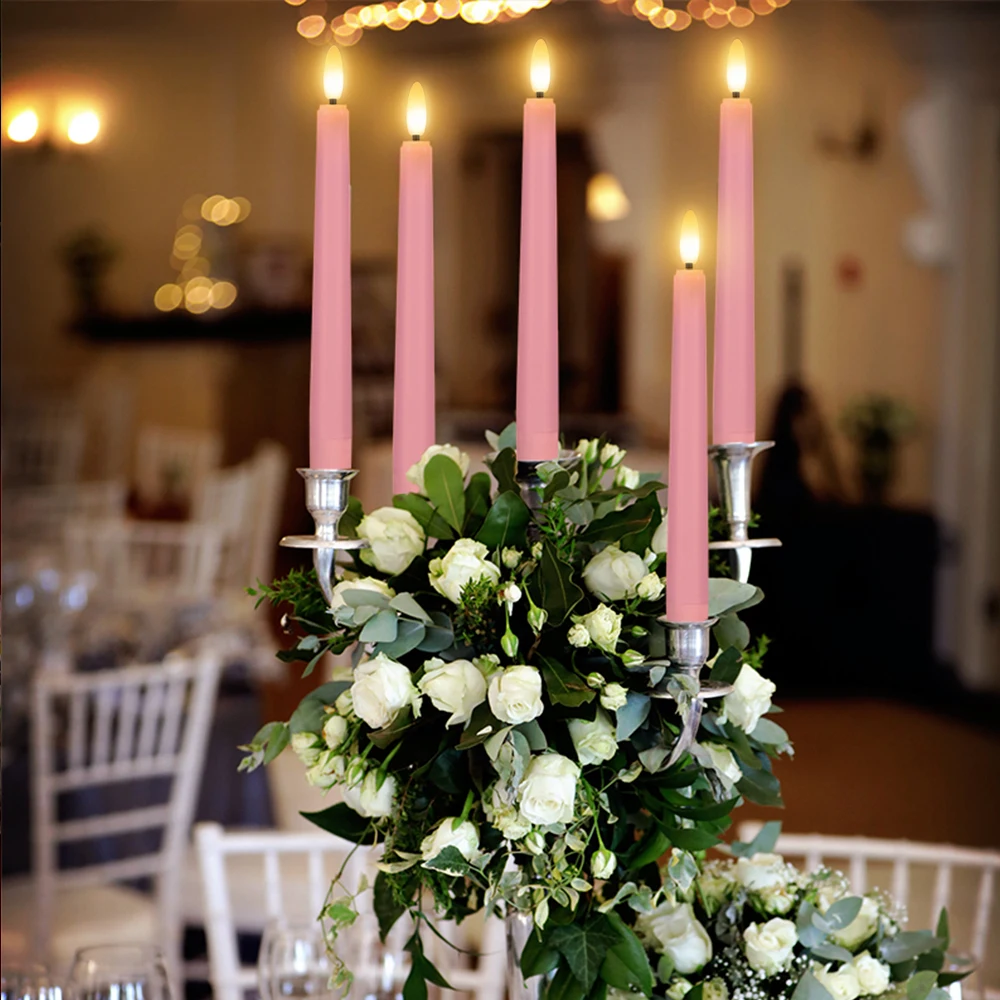LED vela luz Light Temporizador Remoto cintilação chamas bateria operado tabela lâmpada vela dia dos namorados casamento decoração aniversário Led