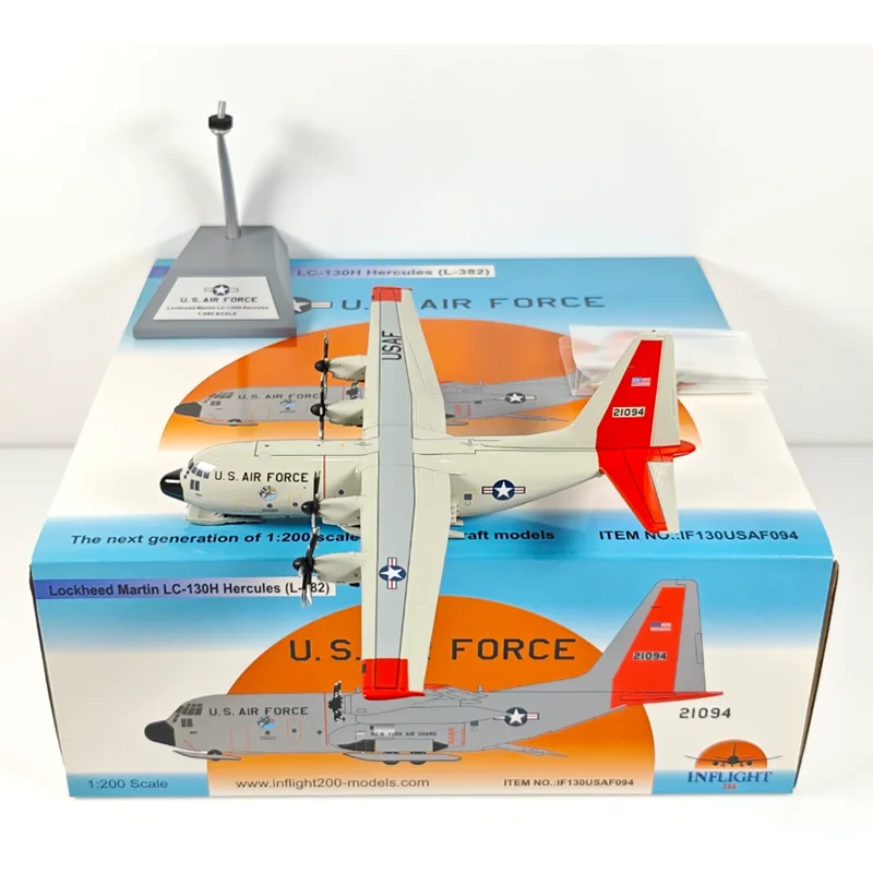 Inflight 1/200 Scale United States Air Force LC-130H 62-1094 Alloy Aircraft Model Collection Decoration Item Toy