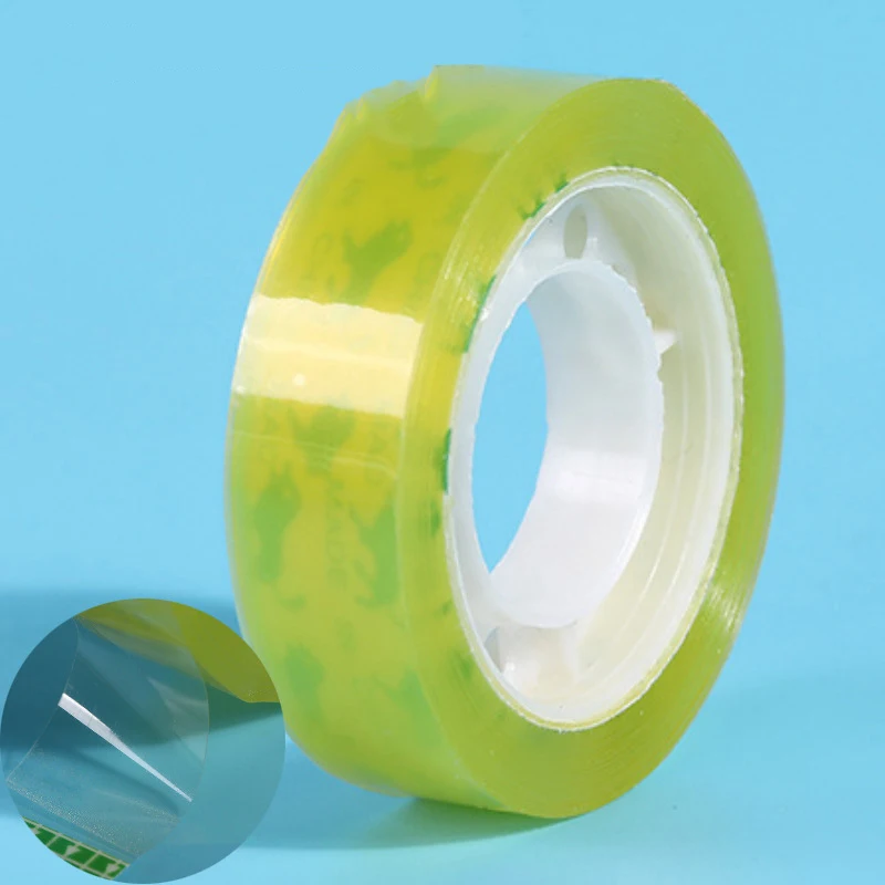 5 Roll Transparent Tape 15mm Special Sticky Non-marking Repair Tape School Office Home Students Adhesive Tape Packaging Supplies