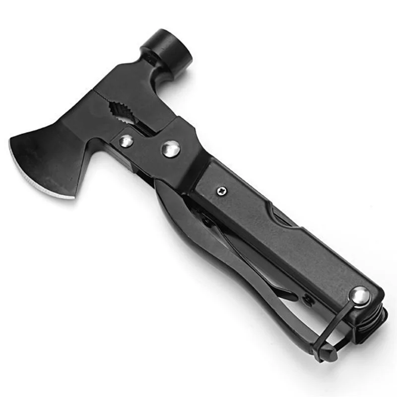 

Multifunctional Ax Hammer Portable Pliers Hammer Folding Ground Nail Hammer Broken Window Hammer Car Life-Saving