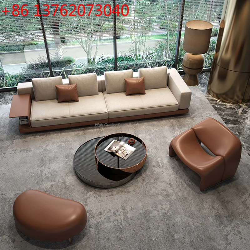

Nordic Creative Office Sofas Modern Luxury High-End Living Room Sofa Hotel Rest Area Office Furniture
