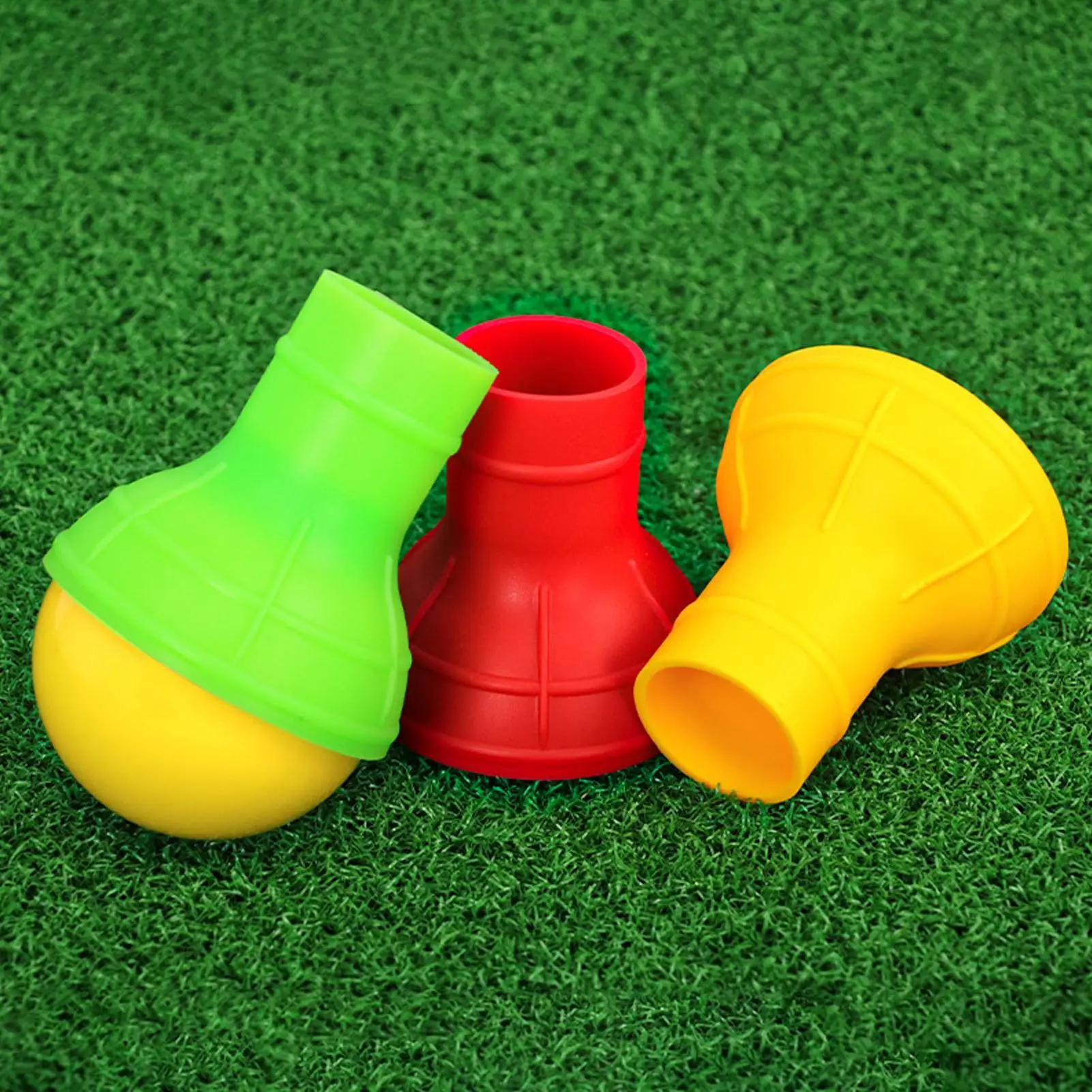 Silicone Golf Ball Grabber Flexible No-Bending Pickup Cup Ball Grabber Tool for Course Range Practice Women Men Golfer Seniors