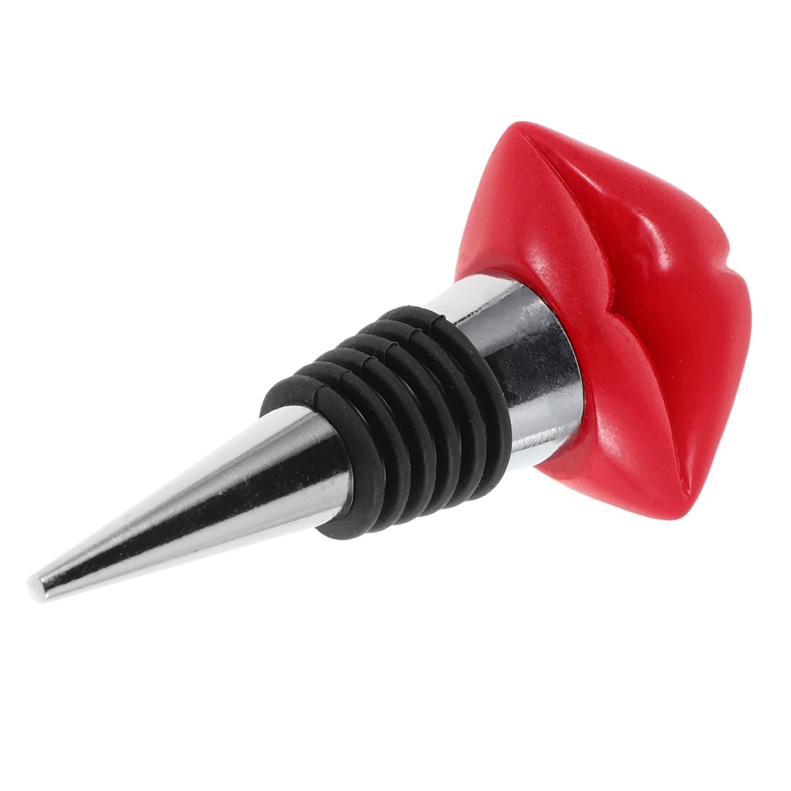 

Lip Wine Cork Stopper Halloween Funny Red Decorative Metal Plug for Beer Bottle Creative Valentine Wedding Gift