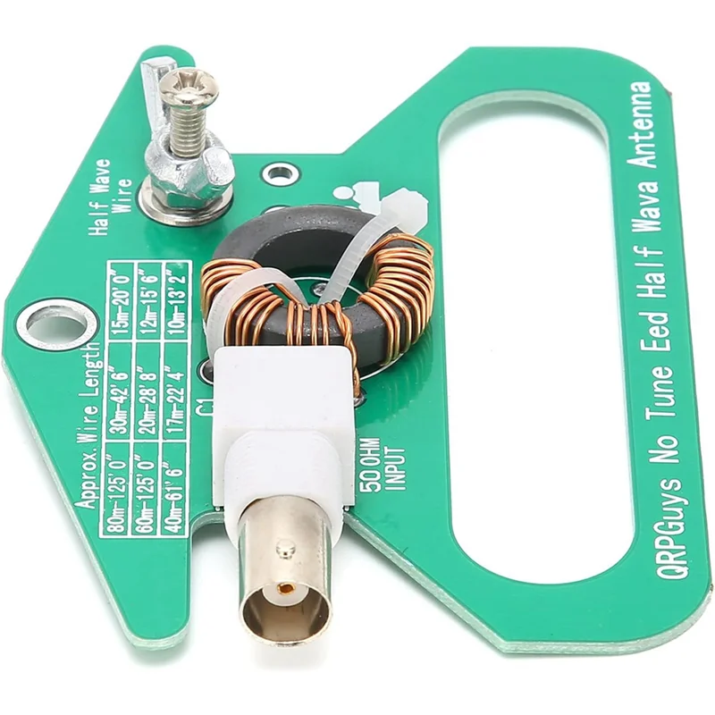 Top!No Tune End Fed Half Wave Antennenmodul Antenne No Tune Half Wave Tragbare Montage 50Ohm Impedanzkomponente