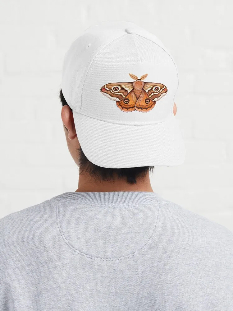 Emperor Moth Entomology Cottagecore Fairy Grunge Grimoire Witchcraft Green Witch Forestcore Dark Academia Wicca Therian Cap image 4
