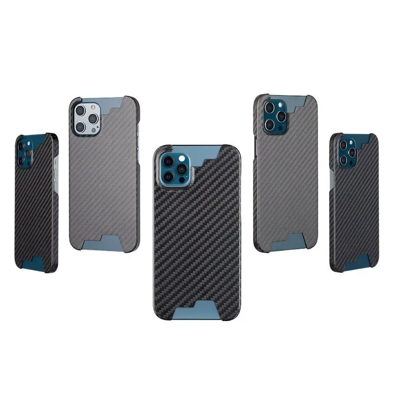 100% Genuine Carbon Fiber Slim Case for iPhone 16 Pro Max 15Pro Forged Matte Glossy Ultra Thin Bulletproof Irregular Hard Cover