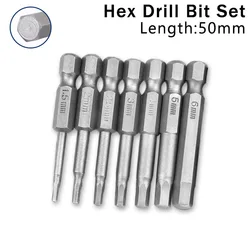 7/10pcs Hexagon Screwdriver Bit Set 1/4