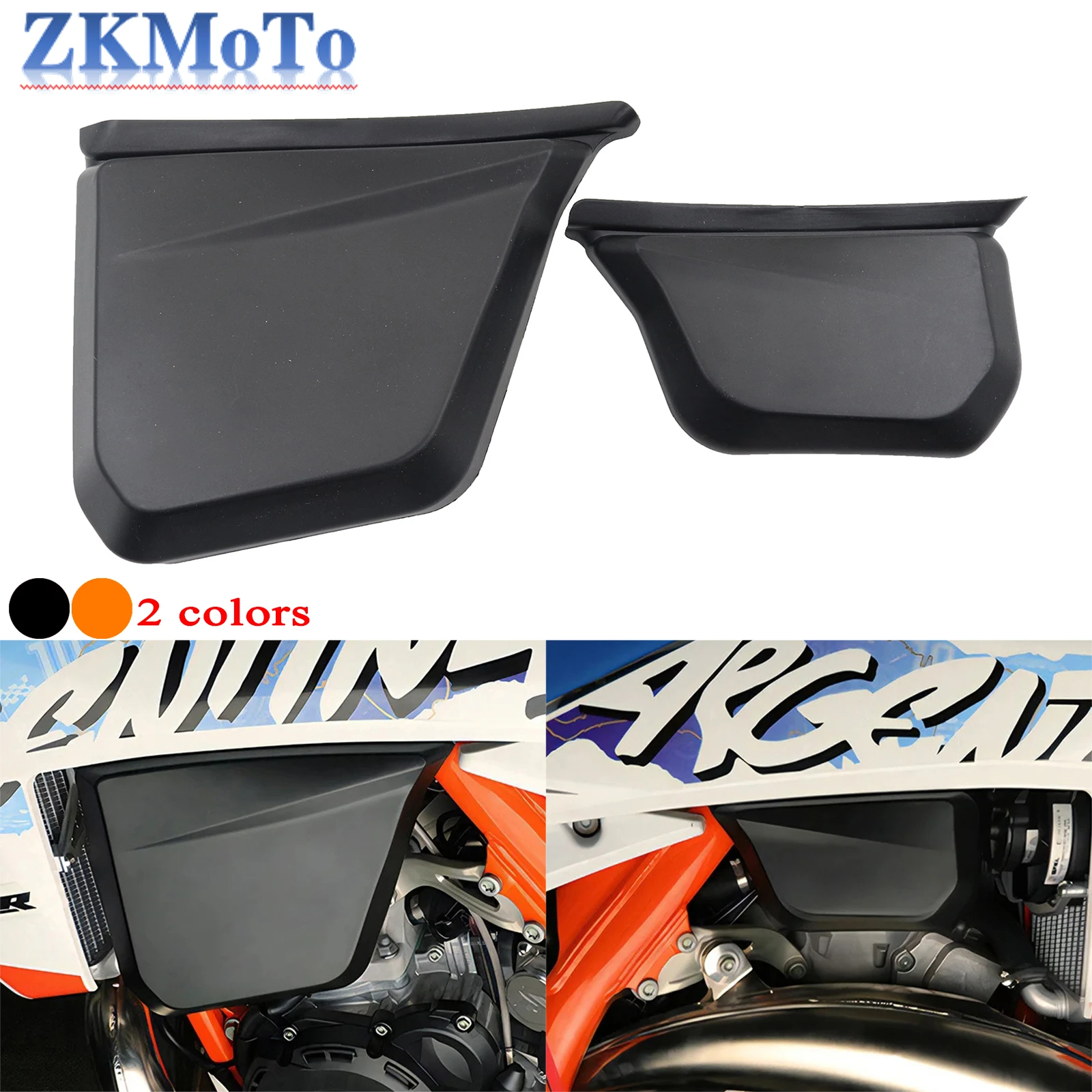 For KTM 2024 EXC 300 Pair Left Right Fuel Tank Cover Guard Protector EXC 250 EXC 150 2024 XC 250 XC 300 2023-2024 XC 125 2023 24