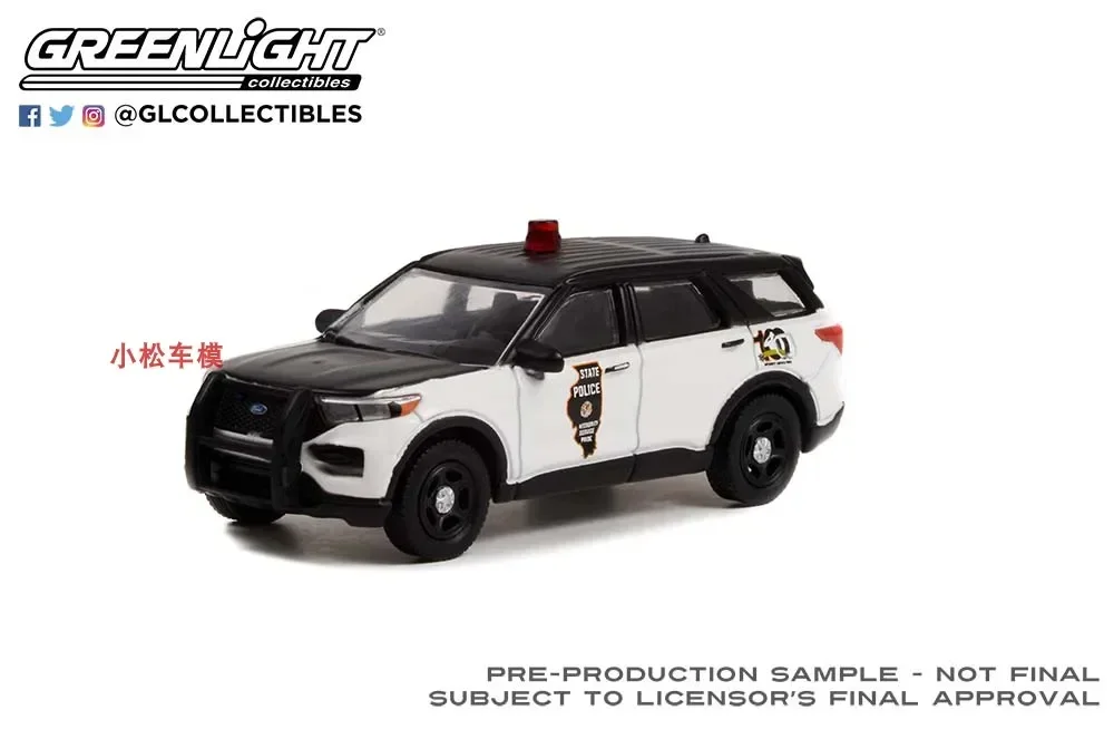 Greenlight 1:64 2022 Ford Polizia INTERCEPTOR UTILITY Alta Simulazione Pressofuso In Lega di Metallo Modello di Auto Giocattoli Per La Collezione Regalo