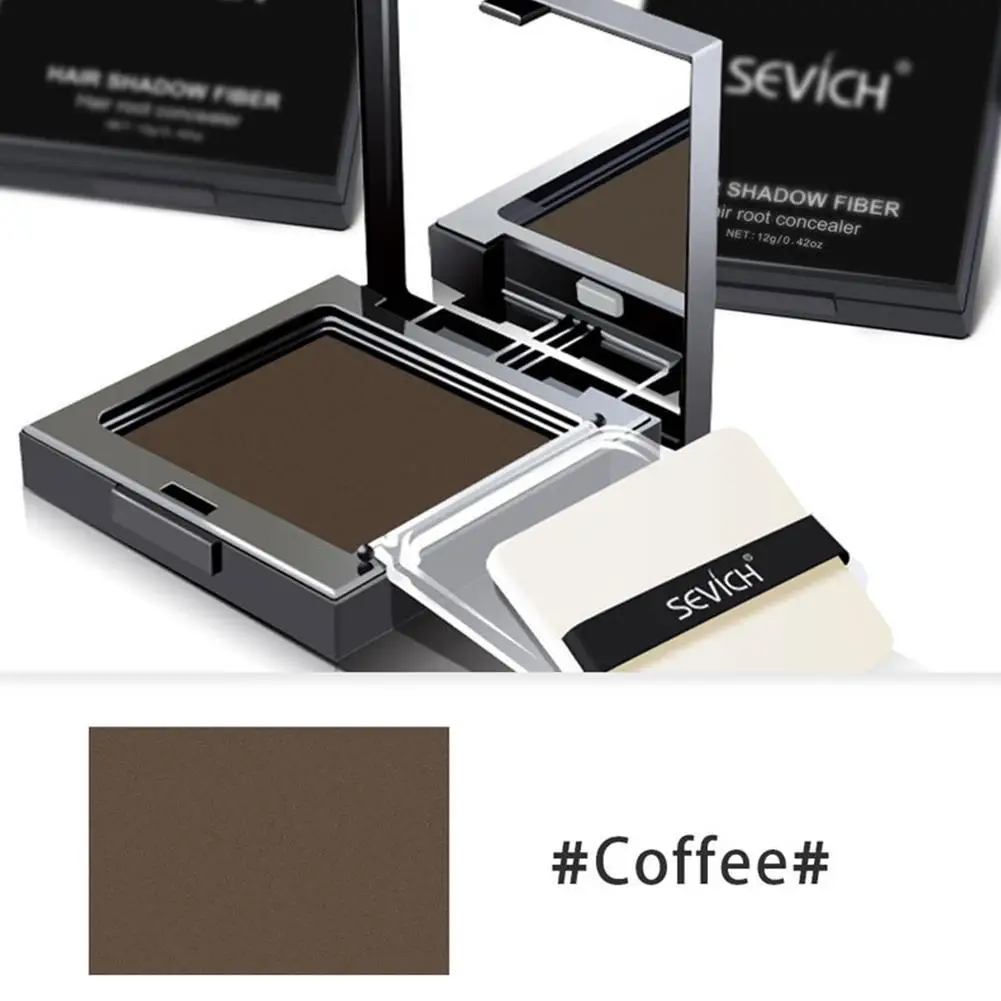 Polvere per capelli Waterproof Hair Shadow powder 3 colori Puff Makeup Line Concealer Cover Hair Powder Hair With Hair