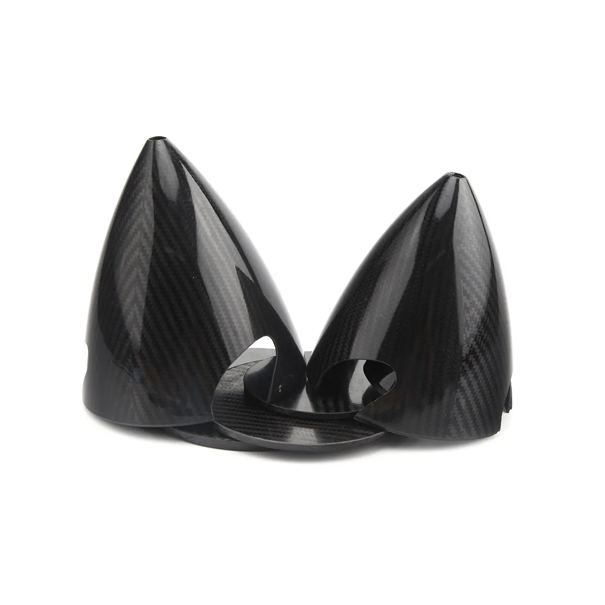 1Pcs 3K Processing RC 3 blade Carbon Fiber Spinner 2.25\