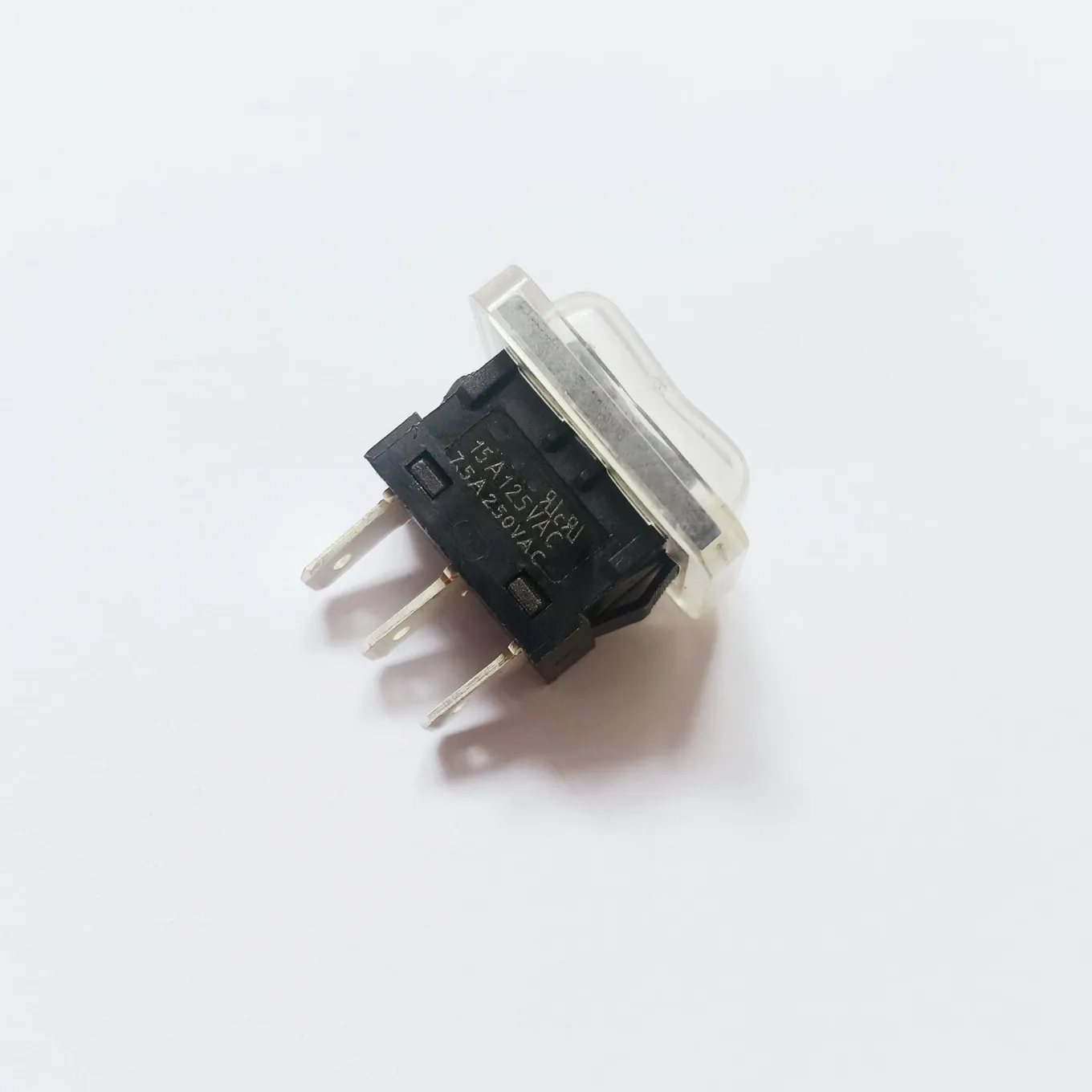 Original new 100% rocker switch CRT-1215-Y 3pin 3gear 6A250V with waterproof cap
