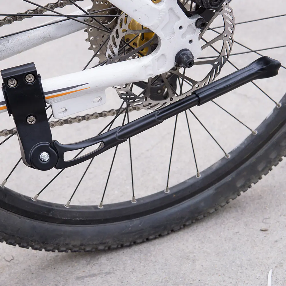 Aluminum Alloy Bike Kickstand for 22-27 Inch Wheels, Quick-Release Sturdy Side Stand with Stable Support