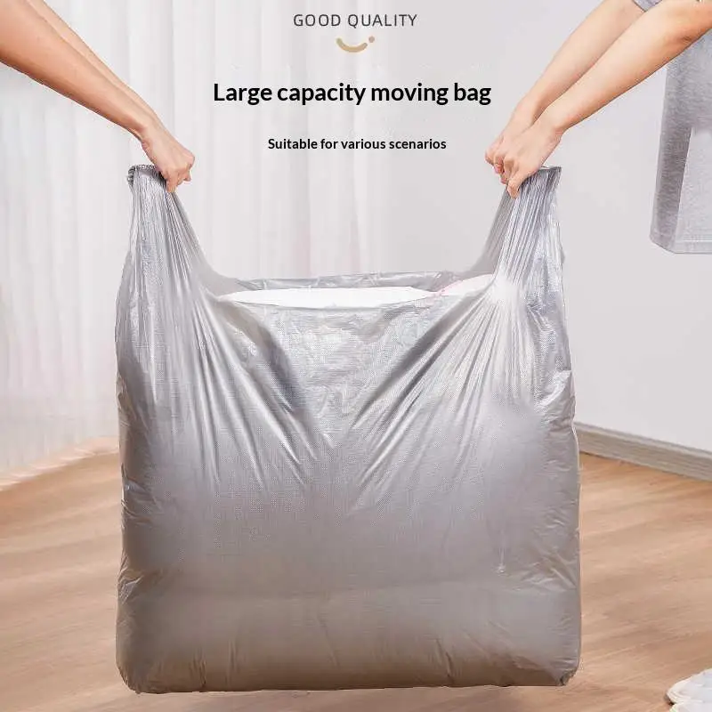 Silver Storage Bags Super Large Size for Organizing and Moving Essentials