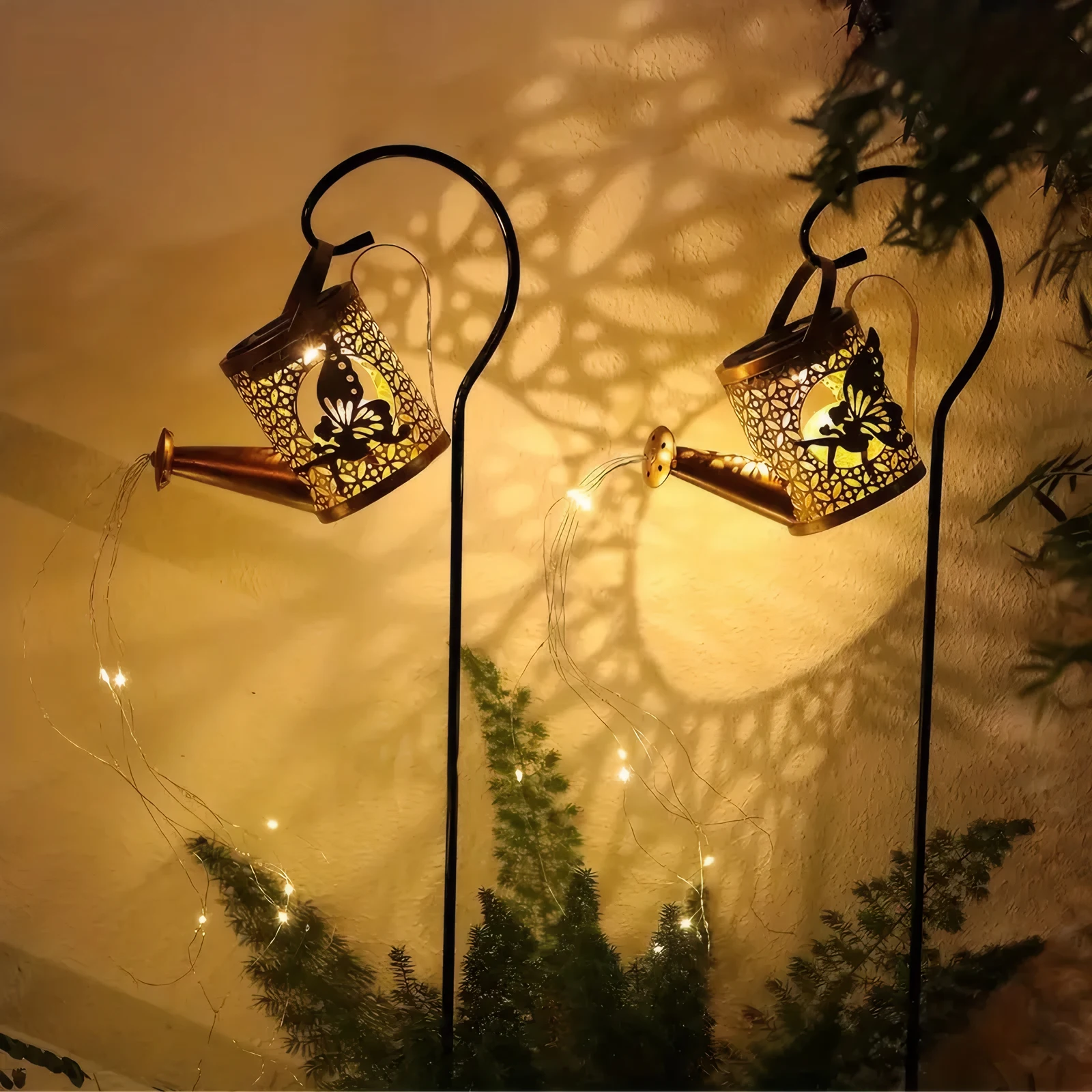 

Solar Powered Garden Shower Light Solar Watering Can Fairy Light Garden Decoration Shower& Light Lawn Courtyard Decorations