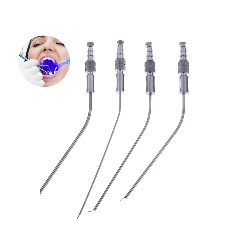 1PCS 2/3mm/4mm/5mm Dental Aspirator Stainless Steel Suction Tube Ferguson Frazier Implant Surgical Tool Oral Weak Straw Tubes