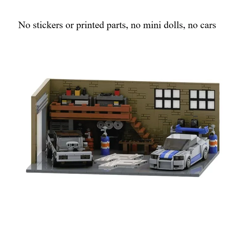 MOC Kreatives Stadt-Baufahrzeug Lagerhaus Baustein-Modell DIY Erwachsenen-Puzzle Montage-Spielzeug Jungen Geburtstagsgeschenk Dekoration – Detail 5